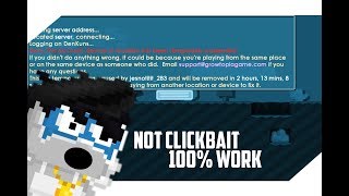 HOW TO UNBANNED ON ANDROID 2019 [NO ROOT] | GROWTOPIA