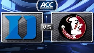 Duke vs Florida State Highlights - 2012