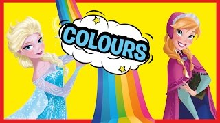 FROZEN - Learning Colors with Anna, Elsa and Olaf (Educational Content)