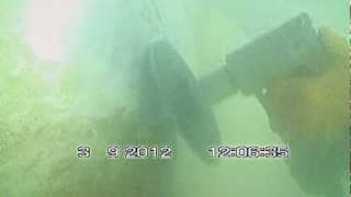 Underwater propeller polishing / Полировка винтов судна