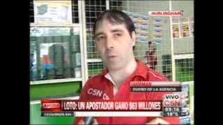 C5N SOCIEDAD UN APOSTADOR GANO 63 MILLONES DE PESOS EN EL LOTO