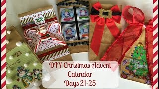 DOLLAR TREE DIY | Christmas Advent Calendar Bags | Days 21-25