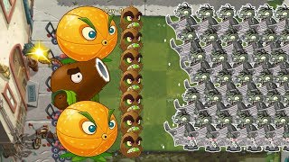 Citron, Kiwibeast and Coconut Cannon vs 999 Zombies Pvz 2