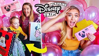I surprised my FAMILY with a trip to DISNEYLAND and they had NO IDEA...