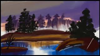 Art Academy: Home Studio - Fall Scene By The Lake