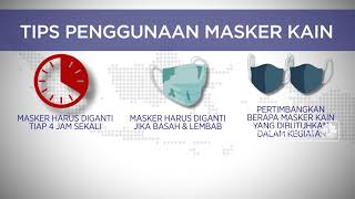 Tips Penggunaan Masker Kain