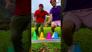 CARRERA DE CONOS COLORIDOS, ¿QUIÉN GANARÁ?