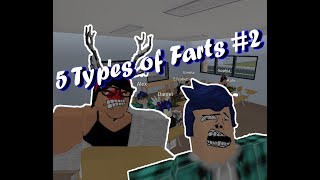 5 Types of Farts #2 | Roblox Animation