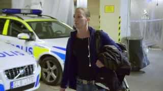 Polisen Mikaela Kellner på Ninjabanan