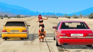 МЕРСЕДЕС 600 "КАБАН" на ГОНКАХ в GTA 5 - ГТА 5 моды
