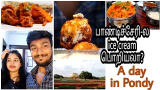 Day 2 | Ram's Birthday vlog | Pondicherry special dilliwaala 6 restaurant | golden globe auroville
