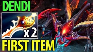 Dendi [Weaver] Divine Rapier as First Item- Dota2 Cancer Game