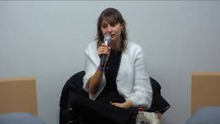 Chloé Wary sur le plateau de la webTV du Festival