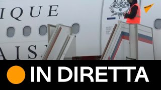 #Macron è arrivato a Mosca