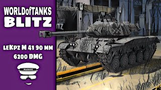 "leKpz M 41 90 mm - 6200 DMG (HerrMroz)" WoT Blitz