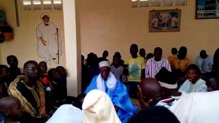 Cheikh Abdallahi Dia après la prière de Vendredi.