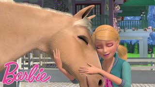Барби и ее сестры встречают лошадей ?Barbie и сестры в Сказке о пони ? мультфильмы ?фильмов Барби