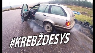 Dedam išsukimą į kompakčių. Anti-swap'iname 2,5 tds. 316i Drifto Dvikovos