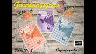 Geburtstagskarte basteln *Tutorial*