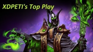 Dota 2: [TSI]xdpeti's Top Moment! Deny with stolen Rot