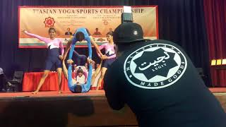 Indian Team Overall champion 7th Asian Yoga Sports Championship, Singapore