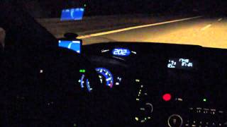 Honda Civic 1,8 i-VTEC Sport 219km/h in 5th gear