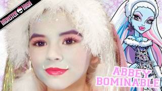 Abbey Bominable Monster High Doll Halloween Costume Makeup