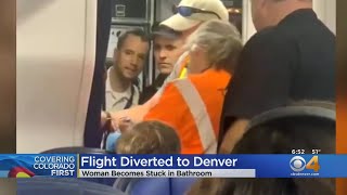 Plane Gets Diverted To Denver International Airport After Bathroom Door Gets Jammed