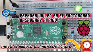 + Raspberry Pi Pico: Prender y apagar un LED en el protoboard | Micropython | Desde cero