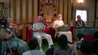 最高のヨガ Part3 :Satyadeva Prabhu with Havi Prabhu＠Iskcon Osaka 09Th Apr.2017