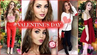 Valentine's Day Makeup & Outfit Ideas, Casual or Dressy! | Jackie Wyers