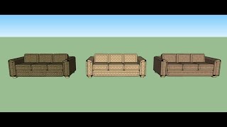 Making of Sofa in Sketchup