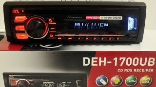 Обзор Pioneer DEH-1700UB.  Смена поколений.