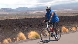Traveling minister trains for triathlon