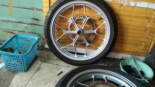 Honda Winner Sơn Mâm Bạc Cực Đẹp Giá Rẻ