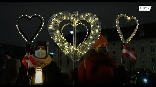 Protesters denounce COVID restrictions in Europe amid fifth wave