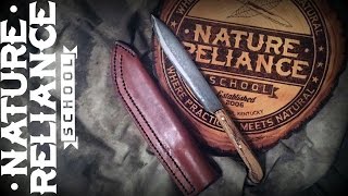 Long Bushcraft Survival Knife - Bright Forest Forge