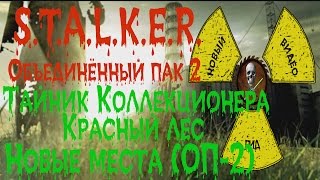 Сталкер ОП 2 Тайник Коллекционера Красный лес все места
