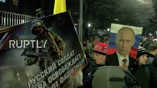 Serbia: Mass rally in support of Russia takes place in Belgrade
