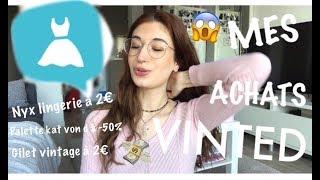 MES BONS PLANS VINTED : Nyx lingerie à 2€, gilet vintage à 2€, palette kat von d à -50%...