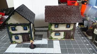 BASIC PAPER MACHE COTTAGES