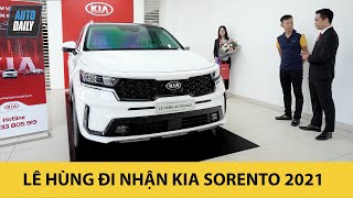 Lê Hùng đi nhận Kia Sorento 2021 bản cao cấp nhất