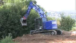 Kettenbagger mieten – Planierarbeiten beim Gartenbau