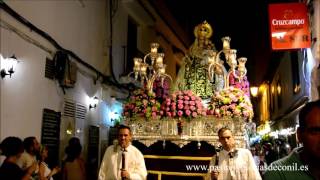 Virgen del Carmen por Calle Cádiz - Conil de la Frontera 2016