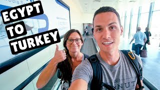 FLYING FROM EGYPT TO ISTANBUL | Egypt Air & Turkish Airlines
