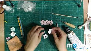 Мастер-класс по созданию цветов/ скрапбукинг для начинающих