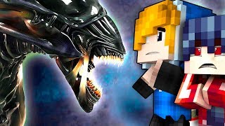 ЧУЖИЕ В МАЙНКРАФТ! ЗАЩИТА НА КОСМИЧЕСКОМ КОРАБЛЕ НУБА! РОЛЕВАЯ ИГРА МОД НА ЧУЖИХ KIDS2 BLOOD2 BAD2