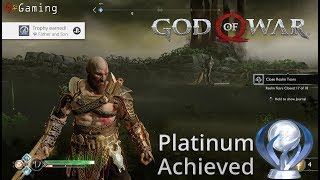 God of War - Platinum Achieved (Father And Son Trophy)
