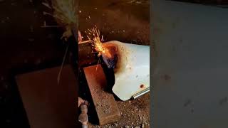 Broken access 125 front mudguard welding #short