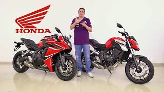 Honda CB 650F e CBR 650F: versões 2018 renovadas na técnica e estética